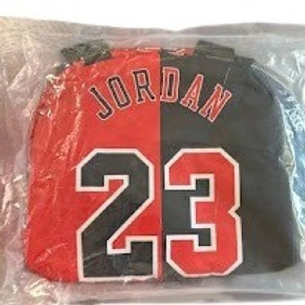 NEW Michael Jordan 23 Insulated Lunch Bag Red Black Basketball Cooler Tote